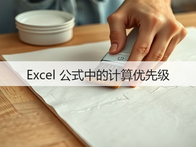 Excel 公式中的计算优先级(图2) Excel 公式中的计算优先级(图2)