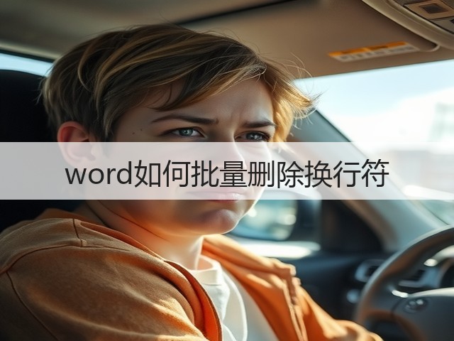 word如何批量删除换行符(图3)