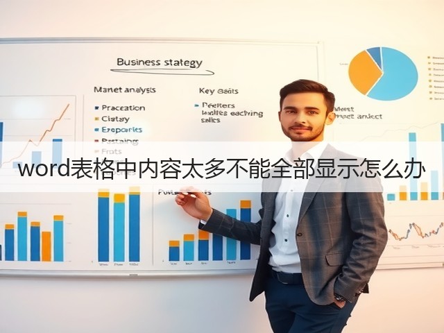 word表格中内容太多不能全部显示怎么办(图1)