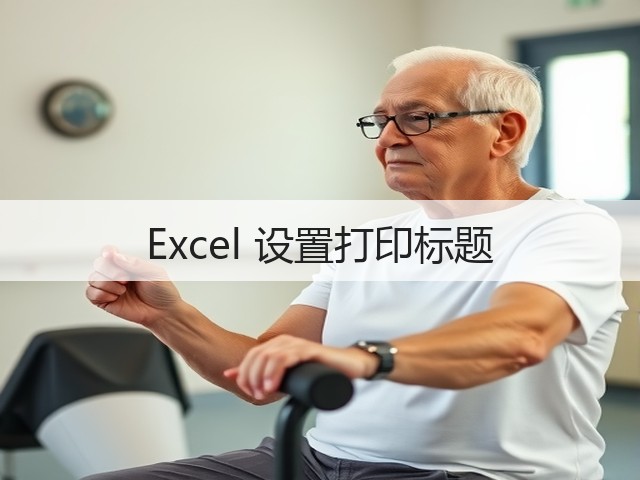 Excel 设置打印标题(图3) Excel 设置打印标题(图3)