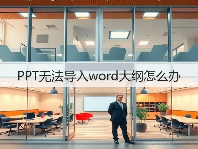 PPT无法导入word大纲怎么办(图3) PPT无法导入word大纲怎么办(图3)