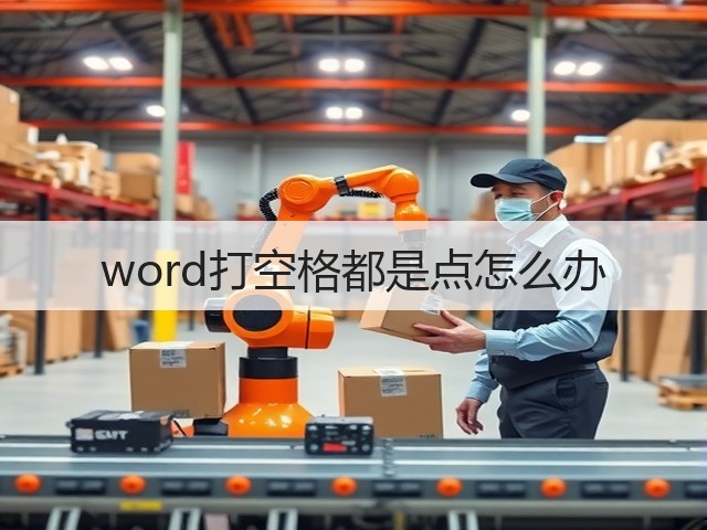 word打空格都是点怎么办(图2)