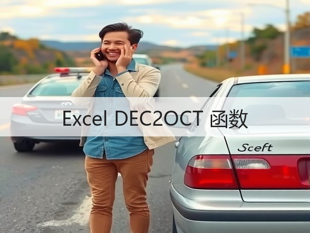 Excel DEC2OCT 函数(图2) Excel DEC2OCT 函数(图2)