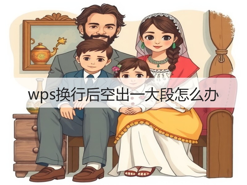 wps换行后空出一大段怎么办 - 诺云壹观办公网
