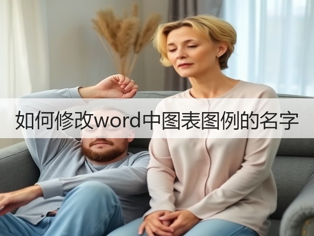 如何修改word中图表图例的名字(图1)