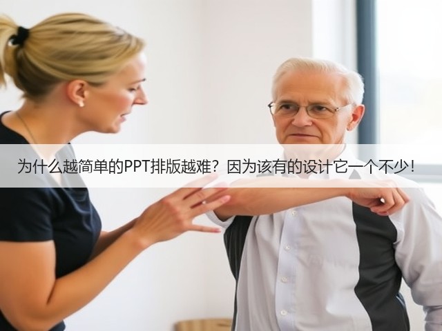 为什么越简单的PPT排版越难？因为该有的设计它一个不少！(图1)