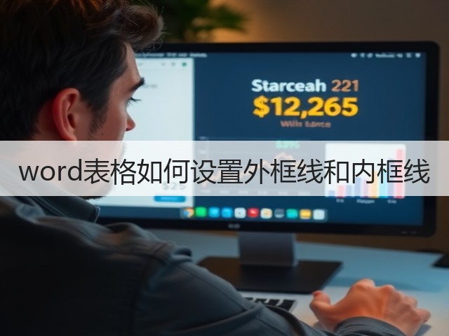 word表格如何设置外框线和内框线(图2) word表格如何设置外框线和内框线(图2)