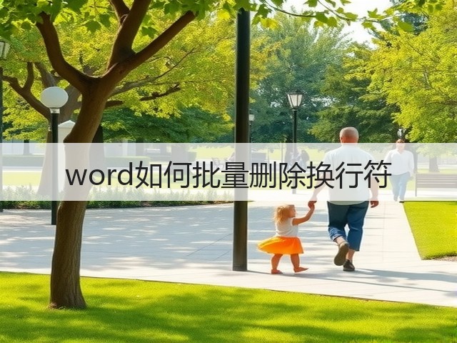 word如何批量删除换行符(图1)