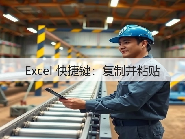 Excel 快捷键:复制并粘贴(图2) Excel 快捷键:复制并粘贴(图2)