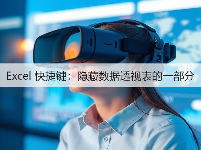 Excel 快捷键:隐藏数据透视表的一部分(图3) Excel 快捷键:隐藏数据透视表的一部分(图3)