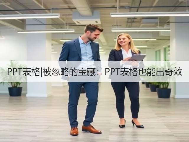 PPT表格|被忽略的宝藏:PPT表格也能出奇效(图2) PPT表格|被忽略的宝藏:PPT表格也能出奇效(图2)