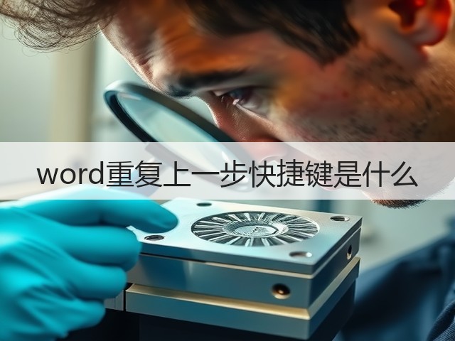 word重复上一步快捷键是什么(图1)