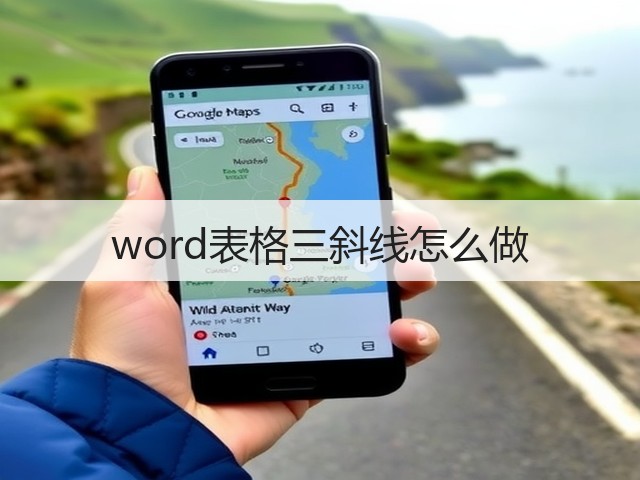 word表格三斜线怎么做(图3)