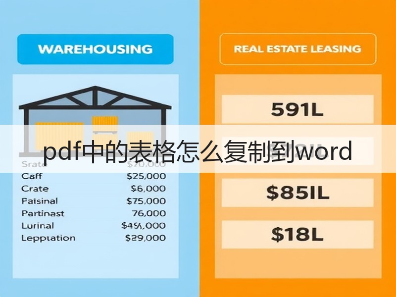 pdf中的表格怎么复制到word - 诺云壹观办公网