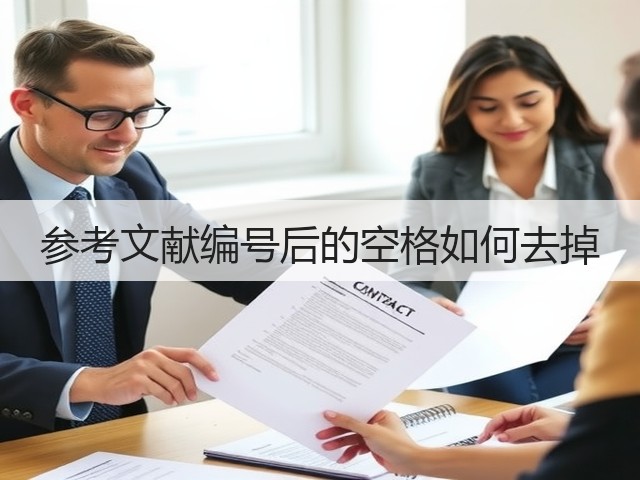 参考文献编号后的空格如何去掉(图3)