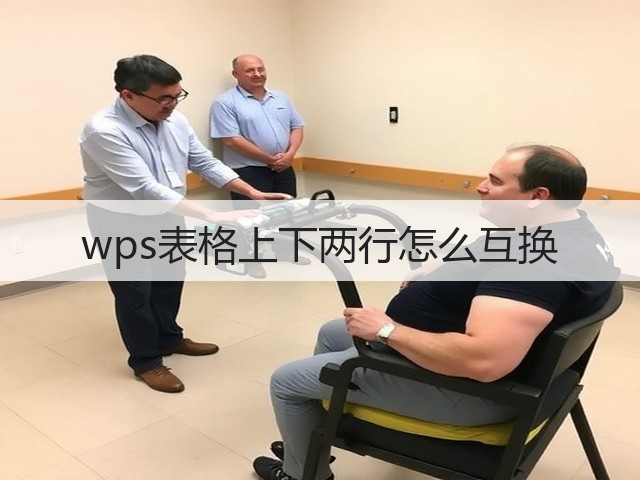 wps表格上下两行怎么互换(图2) wps表格上下两行怎么互换(图2)