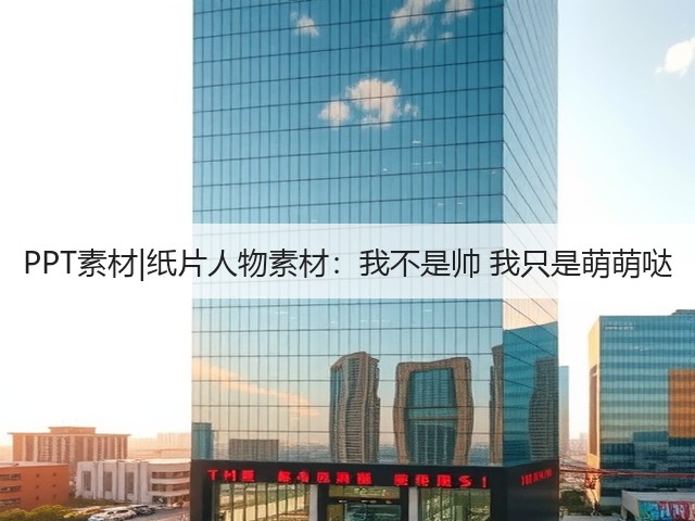 PPT素材|纸片人物素材:我不是帅 我只是萌萌哒(图1) PPT素材|纸片人物素材:我不是帅 我只是萌萌哒(图1)