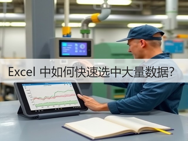 Excel 中如何快速选中大量数据?(图1) Excel 中如何快速选中大量数据?(图1)