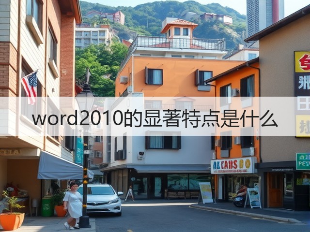 word2010的显著特点是什么(图1)