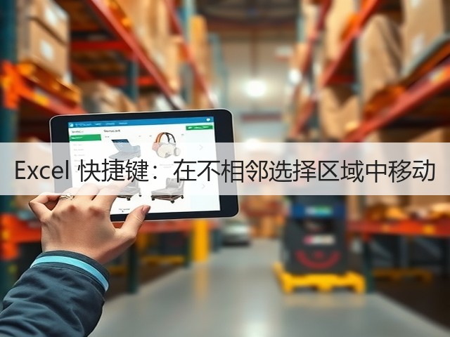 Excel 快捷键：在不相邻选择区域中移动(图2)