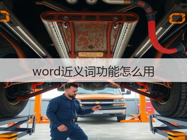 word近义词功能怎么用(图1) word近义词功能怎么用(图1)