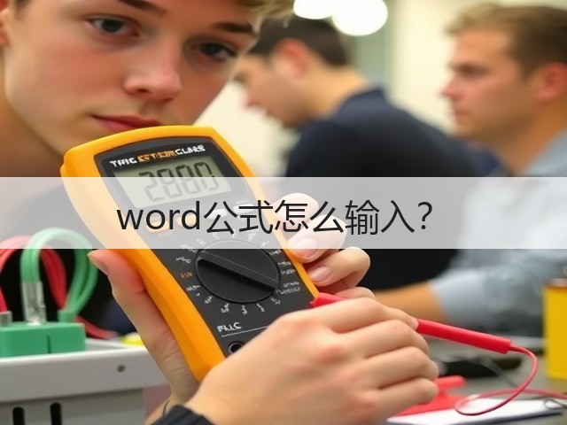 word公式怎么输入?(图2) word公式怎么输入?(图2)