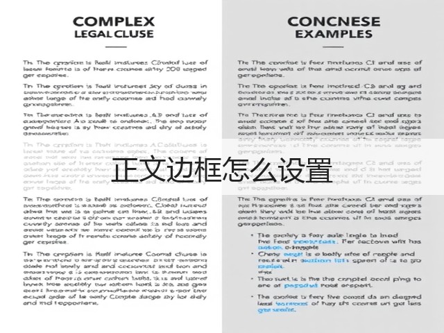 正文边框怎么设置(图3)