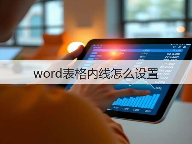 word表格内线怎么设置(图1) word表格内线怎么设置(图1)
