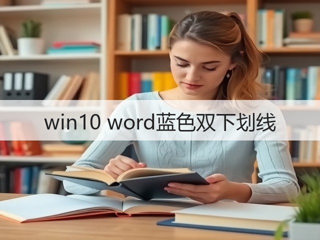 win10 word蓝色双下划线(图1) win10 word蓝色双下划线(图1)