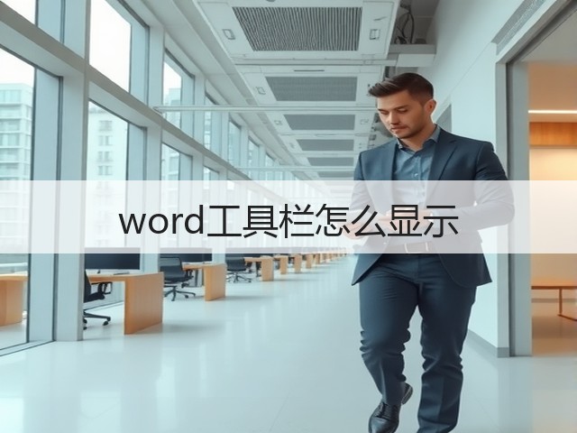 word工具栏怎么显示(图3) word工具栏怎么显示(图3)