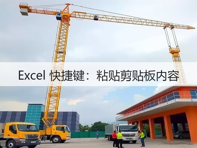 Excel 快捷键：粘贴剪贴板内容 - 诺云壹观办公网