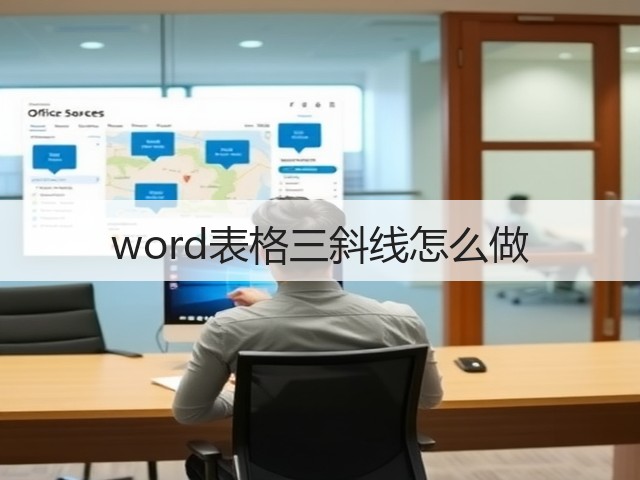 word表格三斜线怎么做(图2)