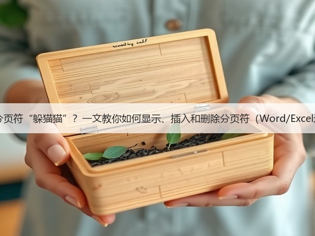 WPS分页符“躲猫猫”？一文教你如何显示、插入和删除分页符（Word/Excel适用）(图2)