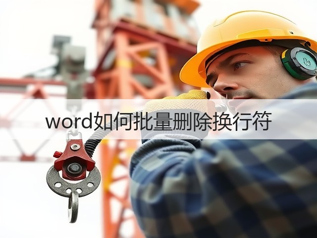 word如何批量删除换行符(图2)