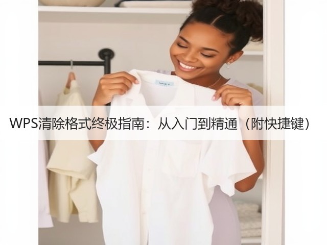 WPS清除格式终极指南：从入门到精通（附快捷键）(图3)