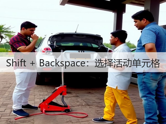 Shift + Backspace:选择活动单元格(图3) Shift + Backspace:选择活动单元格(图3)