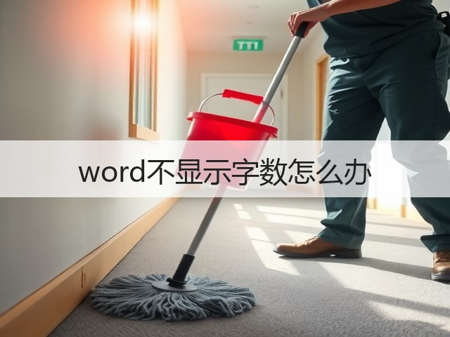 word不显示字数怎么办(图1) word不显示字数怎么办(图1)