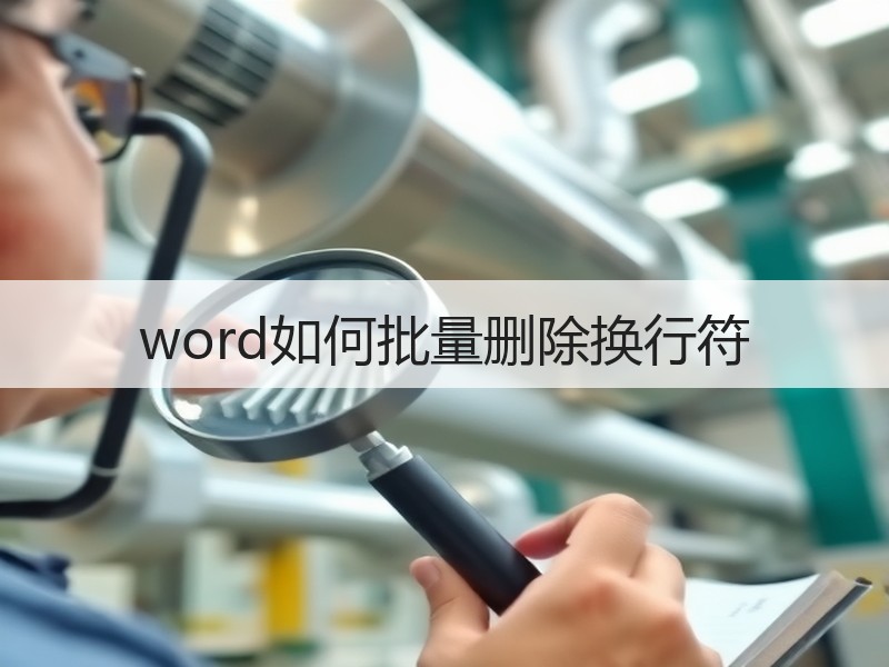 word如何批量删除换行符 - 诺云壹观办公网