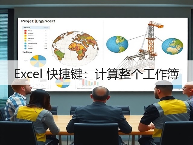 Excel 快捷键:计算整个工作簿(图2) Excel 快捷键:计算整个工作簿(图2)
