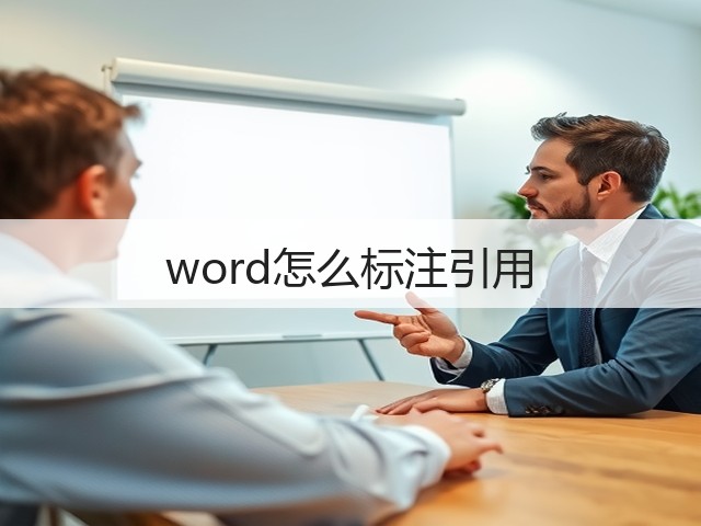 word怎么标注引用(图1) word怎么标注引用(图1)