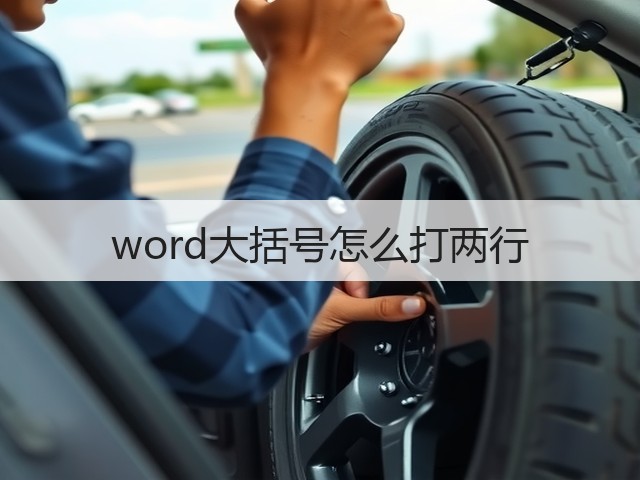 word大括号怎么打两行(图3)