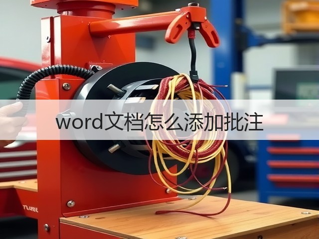 word文档怎么添加批注(图3) word文档怎么添加批注(图3)