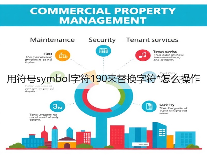 用符号symbol字符190来替换字符*怎么操作 - 诺云壹观办公网
