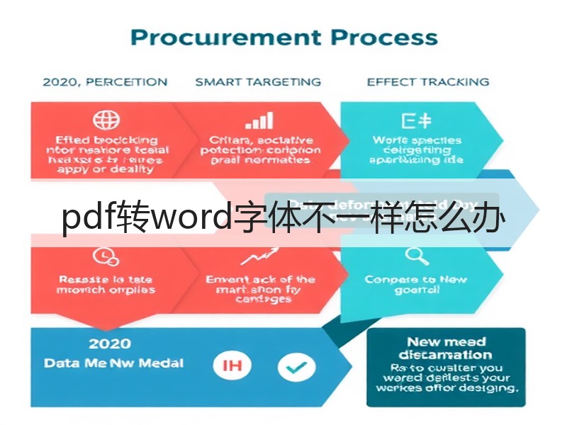 pdf转word字体不一样怎么办 - 诺云壹观办公网