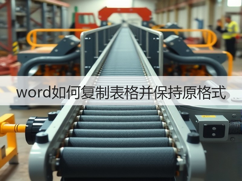 word如何复制表格并保持原格式 - 诺云壹观办公网