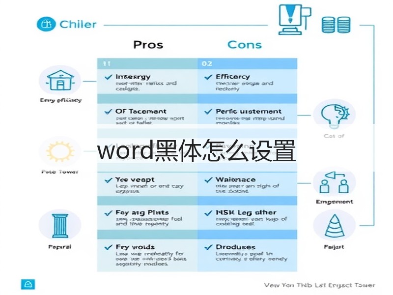 word黑体怎么设置 - 诺云壹观办公网