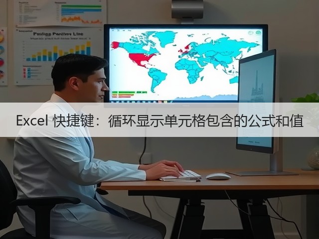 Excel 快捷键：循环显示单元格包含的公式和值(图3)
