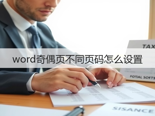 word奇偶页不同页码怎么设置(图1) word奇偶页不同页码怎么设置(图1)