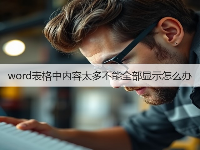 word表格中内容太多不能全部显示怎么办(图3) word表格中内容太多不能全部显示怎么办(图3)