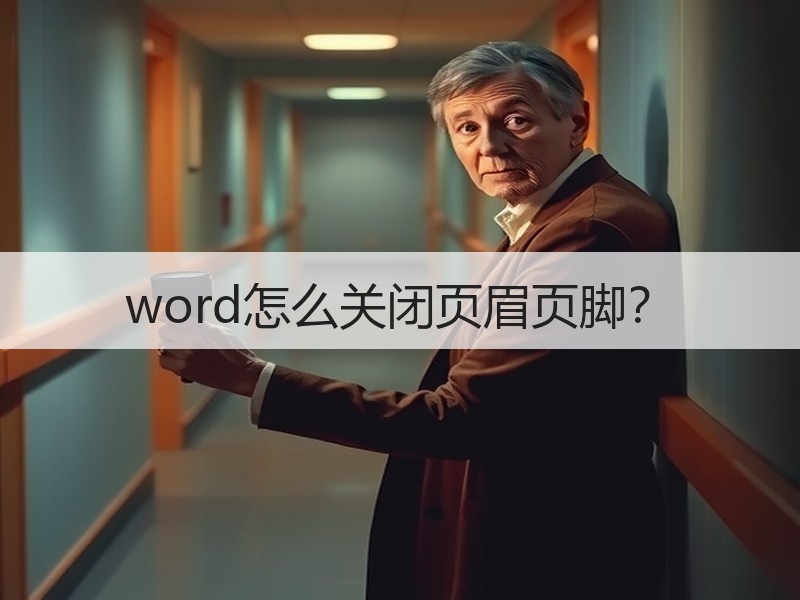 word怎么关闭页眉页脚？ - 诺云壹观办公网